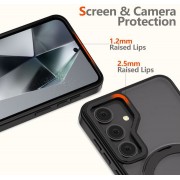 Σκληρή Θήκη Tech-Protect Magring Back Cover με Magsafe για Samsung Galaxy S25 - Matte/Black