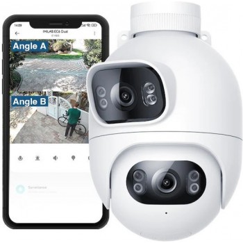 Imilab EC6 Dual IP Αδιάβροχη Κάμερα Παρακολούθησης με Αμφίδρομη Επικοινωνία- WI-FI 4MP Full HD+