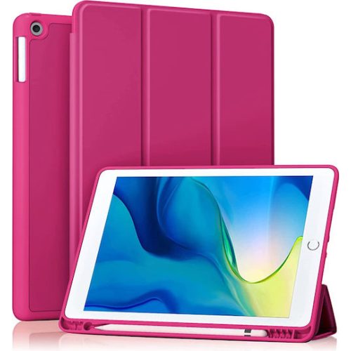 Θήκη Σιλικόνης Orso Flip Cover με  Pencil Holder για iPad 10.2 2019/2020/2021 - Pink