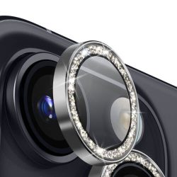 Tempered Glass Πίσω Κάμερας ESR Armorite για iPhone 17 Pro Max/ 17 Pro/ 16 Pro/ 16 Pro Max - Rhinestone Silver