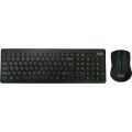 Ασύρματο Πληκτρολόγιο DQR set Keyboard & Mouse 2.4GHz Wireless  Full Size Greek Version - Black