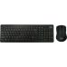 Ασύρματο Πληκτρολόγιο DQR set Keyboard & Mouse 2.4GHz Wireless  Full Size Greek Version - Black