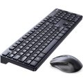 Ασύρματο Πληκτρολόγιο Ugreen set Keyboard & Mouse 2.4GHz Wireless Full Size English US Version - Black