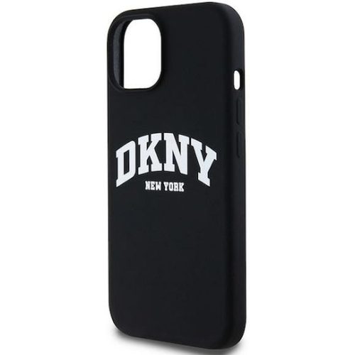 Θήκη Σιλικόνης DKNY White Printed Logo για Apple iPhone 11 - Black