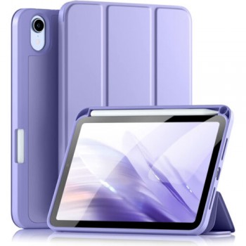 Θήκη Σιλικόνης Orso Soft TPU Flexible με  Pencil Holder για iPad Mini 6/7 - Purple