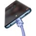 Καλώδιο Φόρτισης Baseus Crystal Shine Braided USB-C σε USB-C, 100W, PD, 2m - Purple