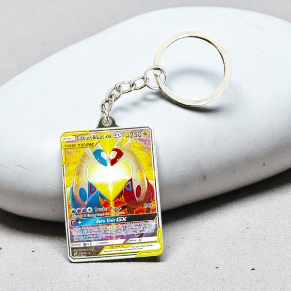 Μπρελόκ Pokemon Card Style Acrylic Collection Keychain - Latias&Latios GX