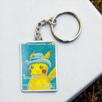 Μπρελόκ Pokemon Card Style Acrylic Collection Keychain - Pikachu Van Gogh
