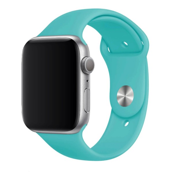  Λουράκι Σιλικόνης Orso Flexible Watchband Sport Silicone για Apple Watch 38/40/41/42mm - Cyan (Series 10 2024)