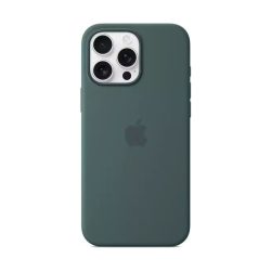 Θήκη Σιλικόνης Apple Silicone Case με MagSafe για iPhone 16 Pro Max - Lake Green