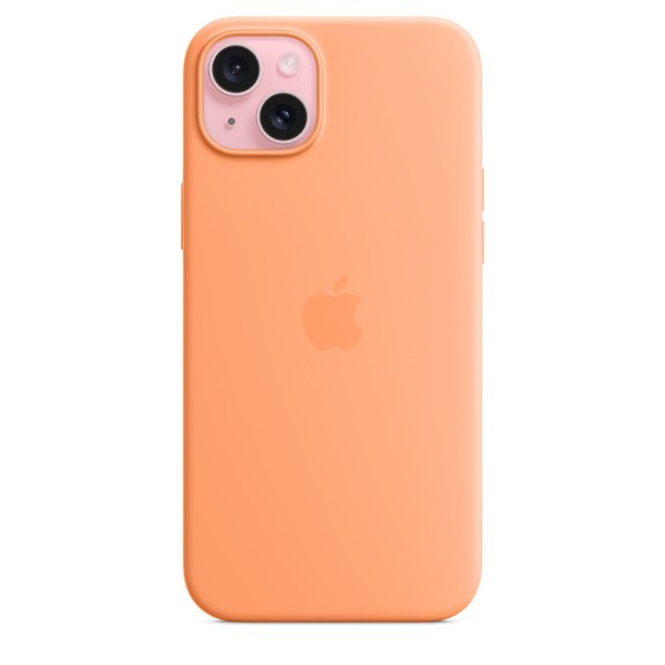 Θήκη Σιλικόνης Apple με Magsafe για Apple iPhone 15 Plus - Orange Sorbet