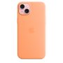 Θήκη Σιλικόνης Apple με Magsafe για Apple iPhone 15 Plus - Orange Sorbet