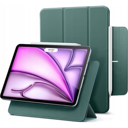 Θήκη Book ESR Rebound Magnetic Flip Cover Δερματίνης για Apple iPad Pro 12.9 (2021-2022) - Air 13”” (2024-2025) - Forest Green