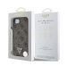 Θήκη Δερματίνης Guess PU 4G Strass Triangle Metal Logo με MagSafe για iPhone 16e - Brown