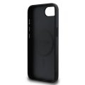 Θήκη Δερματίνης Guess PU Grained Classic Logo MagSafe για iPhone 16e - Black