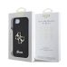 Θήκη Σκληρή Guess PU Fixed Glitter 4G Metal Logo για iPhone 16e - Black
