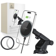 Μαγνητική Βάση Aυτοκινήτου Tech-Protect A2 για το Ταμπλό με Ασύρματη Φόρτιση MagSafe - Black