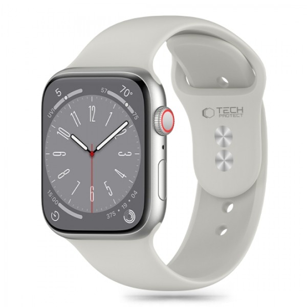 Λουράκι Σιλικόνης Tech-Protect Silicone Pro για Apple Watch 42/44/45/46/49mm - Stone