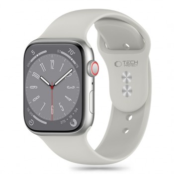 Λουράκι Σιλικόνης Tech-Protect Smoothband για Apple Watch 38/40/41mm - Stone