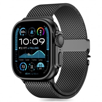 Μεταλλικό Λουράκι Tech-Protect Milano για Apple Watch 42/44/45/46/49mm - Black