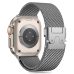 Μεταλλικό Λουράκι Tech-Protect Milano για Apple Watch 42/44/45/46/49mm - Silver
