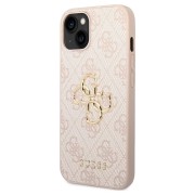 Guess PU 4G Metal Logo Case για το iPhone 14 - Pink