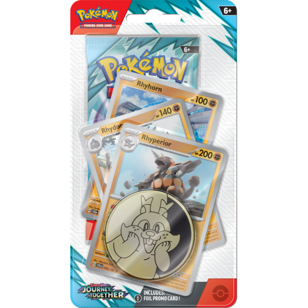 Pokémon TCG: Scarlet & Violet - Journey Together Premium Checklane Blister (Rhyperior)
