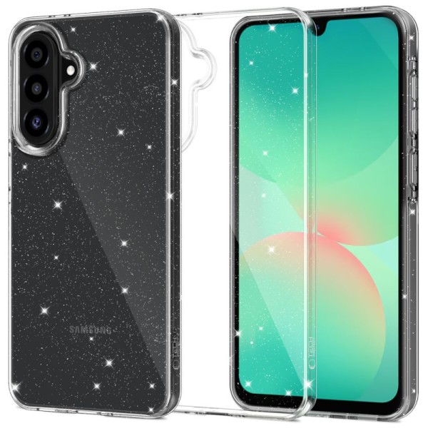  Θήκη Σιλικόνης Tech-Protect Flexair για Samsung Galaxy A26 5G - Glitter Clear