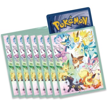 Pokémon Sleeves Official - Prismatic Evolutions Super Premium Collection - 65τμχ -  Eeveelutions