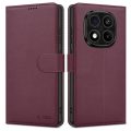 Θήκη Book Tech-Protect Wallet Δερματίνη για Xiaomi Redmi Note 14 Pro 5G / Poco X7 5G - Mulberry