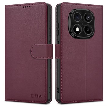 Θήκη Book Tech-Protect Wallet Δερματίνη για Xiaomi Redmi Note 14 Pro 5G / Poco X7 5G - Mulberry
