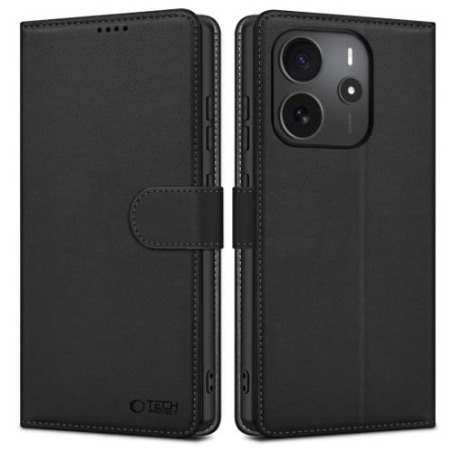 Θήκη Book Tech-Protect Wallet Δερματίνη για Xiaomi Redmi Note 14 4G - Black