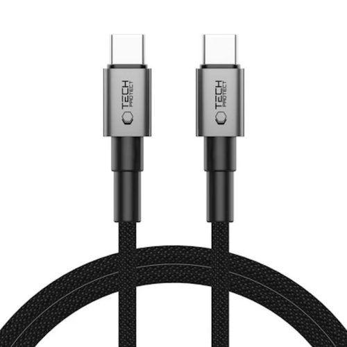 Καλώδιο Φόρτισης Tech Protect Ultraboost DNA από Type-C σε Type-C 60W/3A, 200cm - Iron Grey