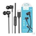 Ακουστικά Ενσύρματα Handsfree Hoco M86 In-ear Type-C - Black