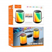 Ασύρματα Ηχεία Υπολογιστή Hoco BS56 2.0 με RGB Φωτισμό και Bluetooth 10W - Black