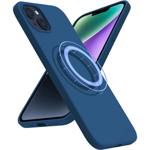 Θήκη Σιλικόνης Orso Cloud για Apple iPhone 14 Plus / iPhone 15 Plus - Denim