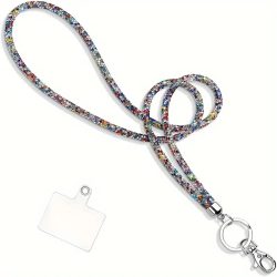 Cross Body Universal Diamond Λουράκι Λαιμού για Κινητά - Colourful