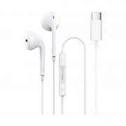 Ακουστικά Recci Rep-l27 In-ear με Βύσμα USB-C - White