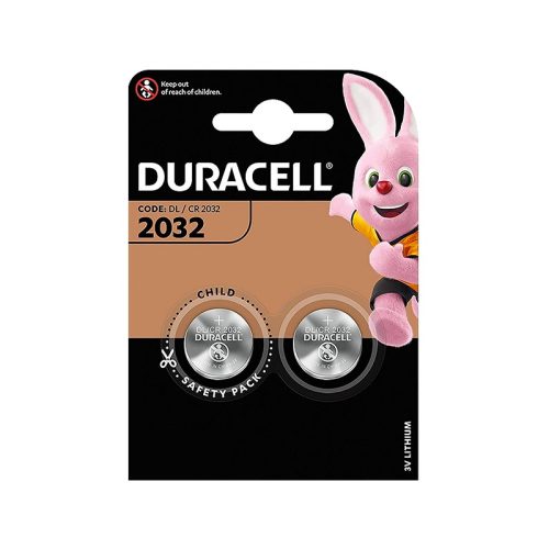 Αλκαλικές Μπαταρίες Duracell Long Lasting Power Ρολογιών CR2032 3V 2τμχ