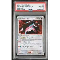 Salamence ex - Ex Deoxys - English 2005 -  #103/107 - PSA EX-MT 6 - Pokemon Graded Card
