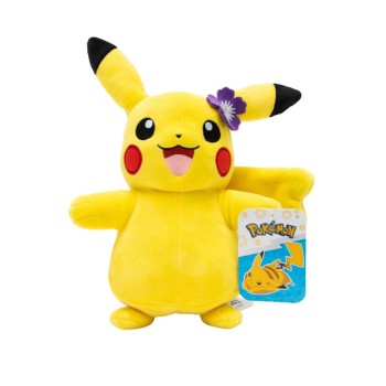 Λούτρινο Pokemon Summer Plushie Figure -  Pikachu with Flower - 20 cm