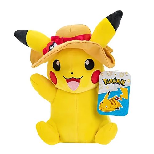 Λούτρινο Pokemon Summer Plushie Figure -  Pikachu with Summer Hat - 20 cm