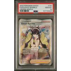 Elesa”s Sparkle - Pokemon Crown Zenith - English 2023 - CRZ 147/159 - PSA GEM MINT 10 - Pokemon Graded Card