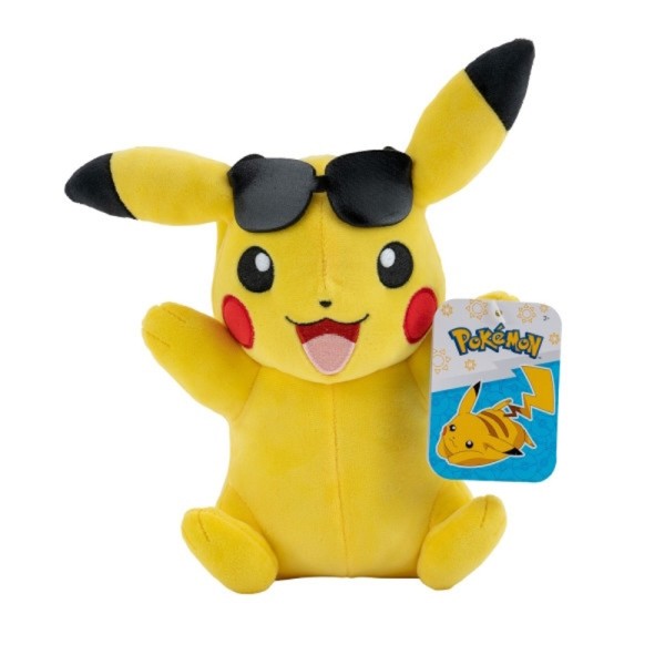Λούτρινο Pokemon Summer Plushie Figure -  Pikachu with Sunglasses - 20 cm