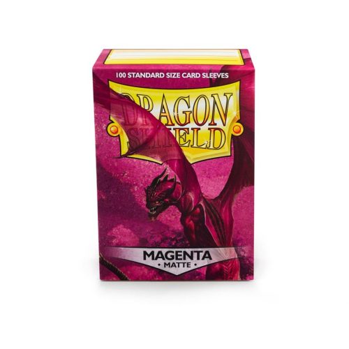 Dragon Shield Standard Size Ultra Premium Matte Sleeves - Magenta