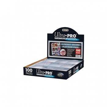 Ultra Pro - 3-Pocket Secure Platinum Page for Cards