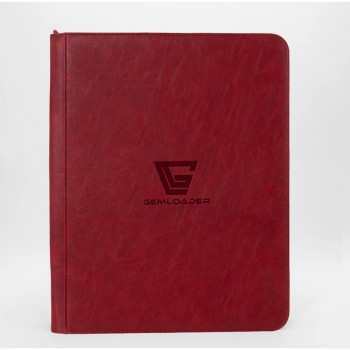 Άλμπουμ Καρτών Premium Toploader Gemloader 3”X4” Fit collector”s binder [216 Θέσεις] - Red