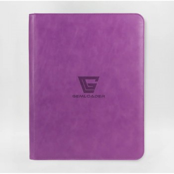 Άλμπουμ Καρτών Premium Toploader Gemloader 3”X4” Fit collector”s binder [216 Θέσεις] - Purple