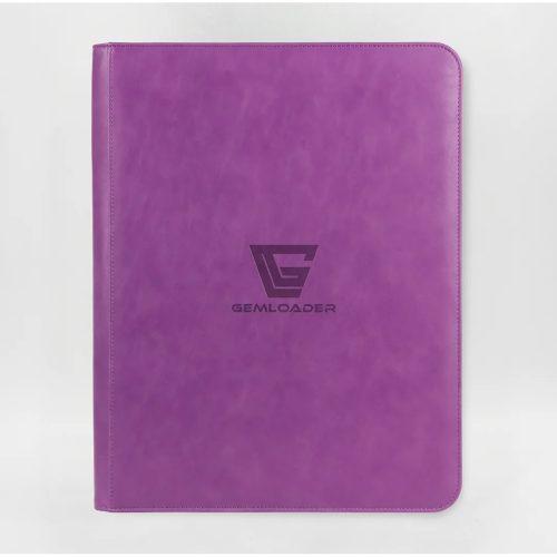 Άλμπουμ Καρτών Premium Toploader Gemloader 3”X4” Fit collector”s binder [216 Θέσεις] - Purple 