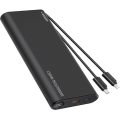 PowerBank Veger TC130 - 25000mAh LED Quick Charge 130W 1x USB-A, 1X USB-C & Ενσωματωμένα Καλώδια - Black